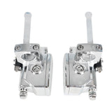 1" Motorcycle Handlebar Hydraulic Brake Master Cylinder & Clutch Lever Chrome