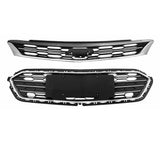 Labwork Front Bumper Upper+Lower Grille For Chevrolet Cruze 2016 2017 2018