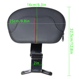 Front Driver Rider Backrest For Touring CVO Road King Electra Glide 09-22 NEW