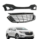 Labwork Front Bumper Cover & Bumper Upper Grille For Chevy Equinox 2018-2020
