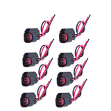 Labwork Wire Plug Clips Fuel Injector Connector For EV6 EV14 USCAR Pigtail（8PCS）