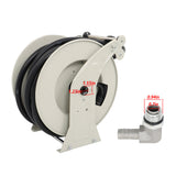 New Fuel Hose Reel Retractable 3/4"x50' Diesel Hose Reel With Auto Refueling Gun