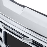 Labwork Front Upper Grille Plastic For 2022-2024 GMC Sierra 1500 Denali Chrome