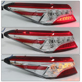 Labwork Left+Right Outer Tail Light For 2018-20 Toyota Camry XLE XSE LED Lamp