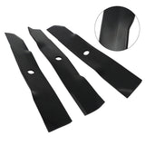3-Pack M145476, M127673, M127500 Blades 48 '' | Replacement for John Deere GX325, GX335, GX345, GX355, LT180, LT190 Mower Blades