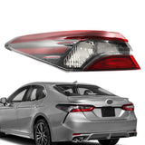 Labwork Driver Left Side Outer Tail Light Fit For 2021 2022 Toyota Camry Halogen