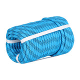 3/8" × 100' Arborist Tree Climbing Rope Braid Polyester Rope Blue & Black