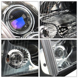 Labwork LH+RH Headlights For Cadillac STS 2005-2011 Halogen Black Housing Clear