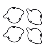 4 Pcs Carburetor Carb Rebuild Kits For Honda CBR600F3-CBR600 1995-1998