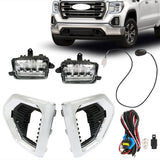 Labwork Front LED Fog Lights Lamps Fit For GMC Sierra 1500 2019-2022 AT4 Denali