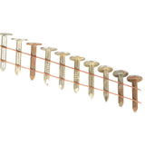 0.12Inch ?? 3/4Inch 3600 Pack Full Round Head Roof Nails 15 Degree Inclined Coil