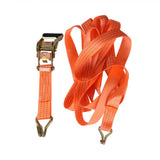 1.5 Inch x 15 Feet Ratchet Straps J Hooks Heavy Duty Tie Down 4000 lbs 20-Pack