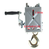 Manual Winches 1600lbs Hand Winch Boat Winch Hand Crank Winch With 32ft Cable
