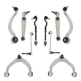 Labwork 10X Front Control Arm & Bar Link Tie Rod End Kit 2008-14 For BMW X6 E71