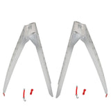 For Motorcycle ATV 1500lbs Capacity 7.5' 2x Aluminum Folding Loading Ramps Kit