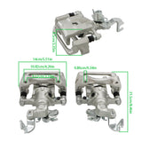 Labwork Rear LH & RH Brake Caliper w/ Bracket For 2006-2012 Lincoln MKZ Zephyr