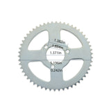 T8F 54T Rear Drive Chain with Chain Sprocket For Mini Bike ATV Quad Go kart