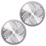 2 × Fits For Carbide Tip Brush Blades Cutter Trimmer Weed Eater 10 Inch 60T