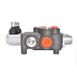 3 Spool Hydraulic Monoblock Double Acting Control Valve, 21 GPM, SAE Ports