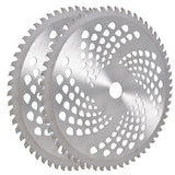 2 × Fits For Carbide Tip Brush Blades Cutter Trimmer Weed Eater 10 Inch 60T