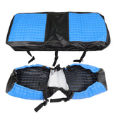 No Staple Universal Size Rear Seat Covers Kit Fits For Golf Carts - Blue Color