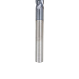 5 PCS 1/4" 4 Flute Ball Nose Carbide End Mill 2-1/2" Overall Length -TIALN COATE