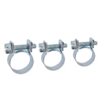 High Quality 1/4" 5/16" 3/8" Fuel Injection Hose Clamp / Auto Fuel Clamps 30Pack