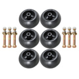 Plastic Hustler Mower Hardware Kit and Deck Wheel Raptor Black 31997 781567