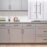 20x 6" Stainless Steel T Bar Pulls Kitchen Cabinet Door Handles Brushed Nickel