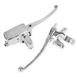 Universal Motorcycle 1" Handlebar Hydraulic Brake Master Cylinder & Clutch Lever