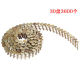 0.12Inch ?? 3/4Inch 3600 Pack Full Round Head Roof Nails 15 Degree Inclined Coil