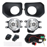 Labwork?Left+Right Fog Lights For 2016-2020 Toyota Tacoma SR SR5 W/Wiring Kit