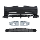 Labwork Bumper Grille Assembly + Fog Lamp Molding Left & Right For Edge 07-10