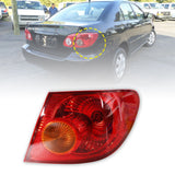 Labwork Rear Passenger Right Outer Tail Light Lamps For Toyota Corolla 2003-2008