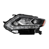 labwork-left-headlight-for-2014-2016-nissan-rogue-led-chrome-housing-driver-side