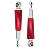 2× Red&Chrome 13.5" Rear Shocks For Honda CL/CT70 XL75 CL/CT/CM/S90 CM91 CT110