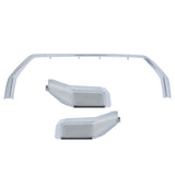 Labwork Front Bumper Grille Trim Molding Surround For 22-24 Toyota Tundra Chrome