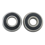 13x6.5-6 solid lawn mower tires (smooth flat white rims)