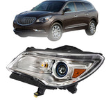 Labwork Left Side Headlight For Buick Enclave 2013-17 HID W/LED DRL W/o AFS LH