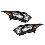Labwork Left+Right [Halogen] Black Headlights Headlamp For 2016-2018 Honda HR-V