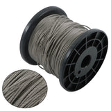 150Pcs Crimping Sleeves 7×7 1.5mm Wire Rope 304 Stainless Steel