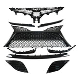 Labwork 9PCS Front Grille Lower Molding Fog Cover For Toyota Camry SE 2018-2020