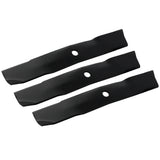 3-Pack M145476, M127673, M127500 Blades 48 '' | Replacement for John Deere GX325, GX335, GX345, GX355, LT180, LT190 Mower Blades