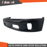Labwork Front Bumper For RAM 1500 13-18/Classic 19-2023 Black W/ Fog Light Holes
