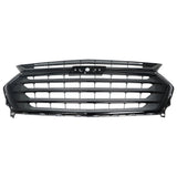 Labwork Front Upper Grille 84924280 For Chevrolet Traverse 2018 - 2021 Black
