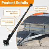Labwork Trailer Axle 5x4.5 Bolt Pattern 95" HF 80" Spring Center 3500lb & U-Bolt