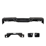 Rear Bumper w/o sensor holes For 2017-2022 Ford F250 F350 Super Duty
