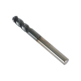 5 PCS 1/4" 4 Flute Ball Nose Carbide End Mill 2-1/2" Overall Length -TIALN COATE