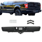 Labwork Rear Bumper Assembly Black Without Sensor Holes For Ford F-150 2021-2023