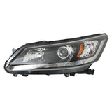Labwork Left Headlight Headlamp Halogen For 2013-2015 Honda Accord w/o LED DRL